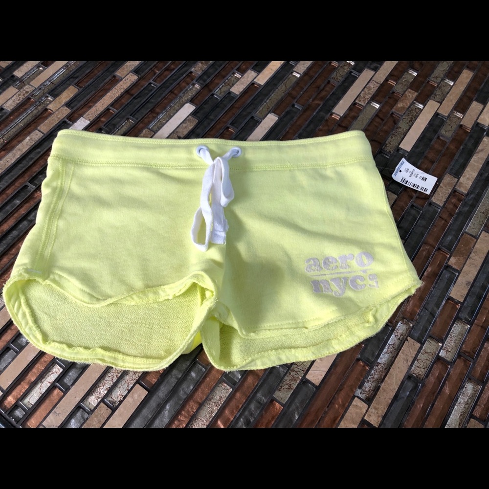 Brand new aero shorts yellow